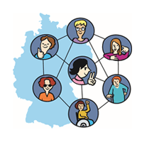 Leichte Sprache: Bundes-Netzwerk Frauen-Beauftragte